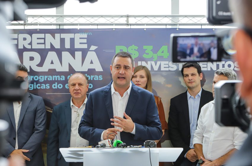  Paraná: governo anuncia pacote de R$ 3,4 bi em obras