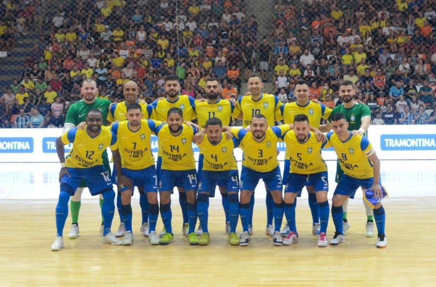  Seleção Brasileira de Futsal volta a vencer o Uzbequistão