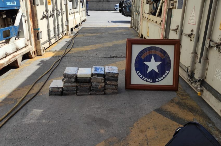  Receita apreende 24 kg de cocaína no Porto de Paranaguá