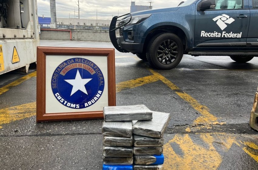  Receita apreende 12 kg de cocaína no Porto de Paranaguá