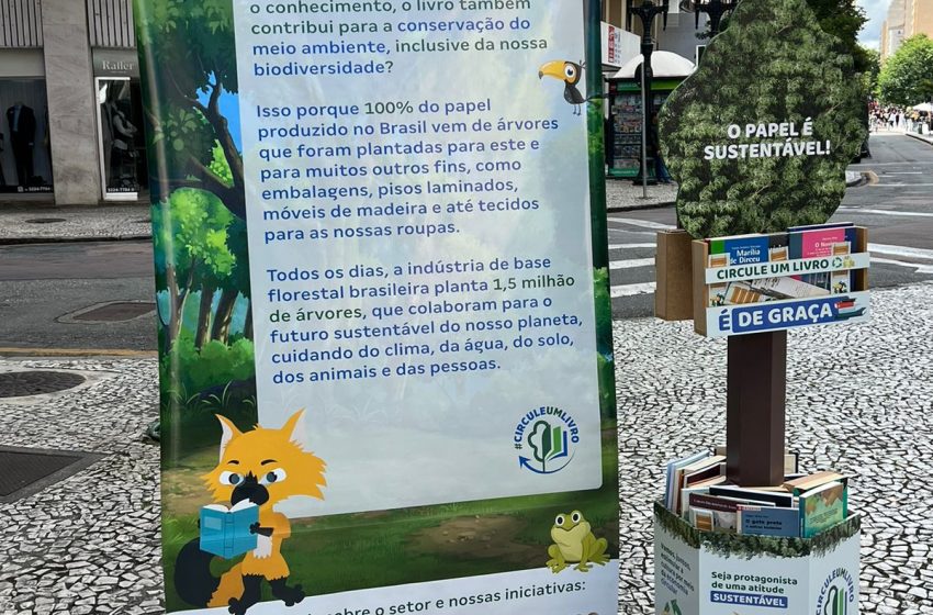  Centro de Curitiba recebe campanha gratuita de troca de livros