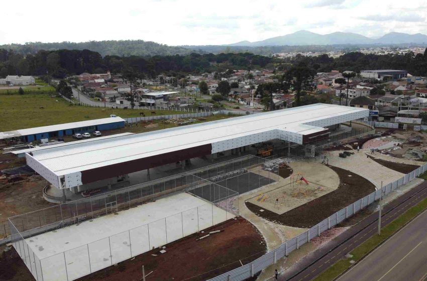  Terminal de ônibus de Piraquara chega a 80% de conclusão