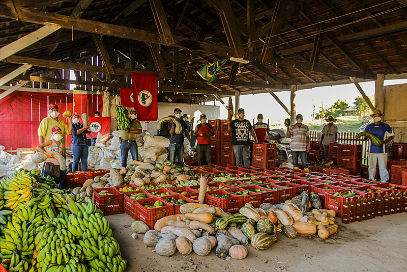  Famílias de Curitiba e SJP recebem 30 toneladas de alimentos