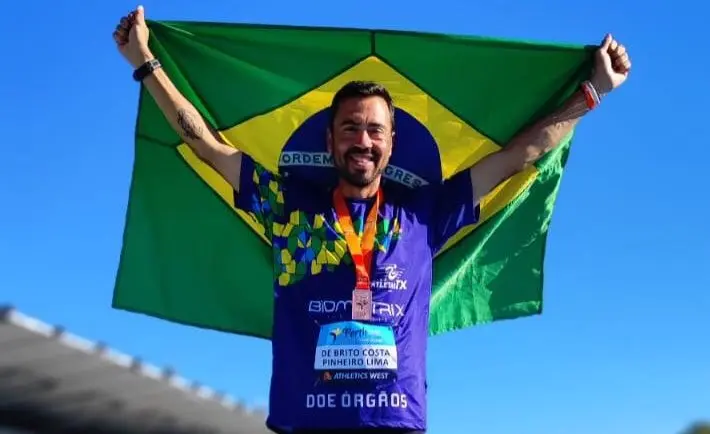  Brasileiro conquista bronze nos Jogos para Transplantados
