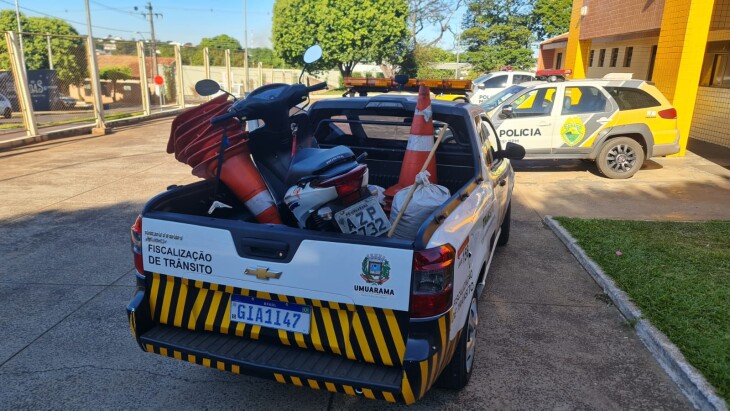  Motocicleta é apreendida com quase R$ 400 mil em multas