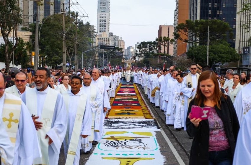  Procissão de Corpus Christi vai reunir 116 espaços para tapetes