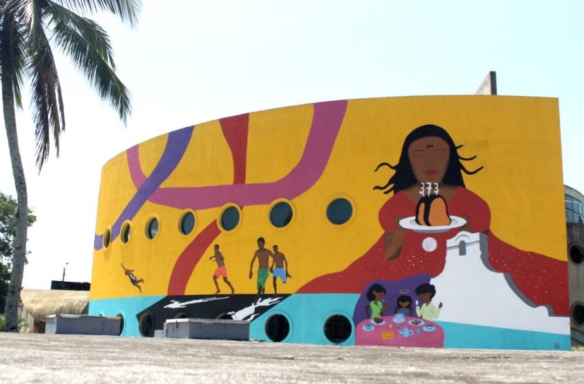 IFPR Paranaguá realiza mutirão artístico de grafite