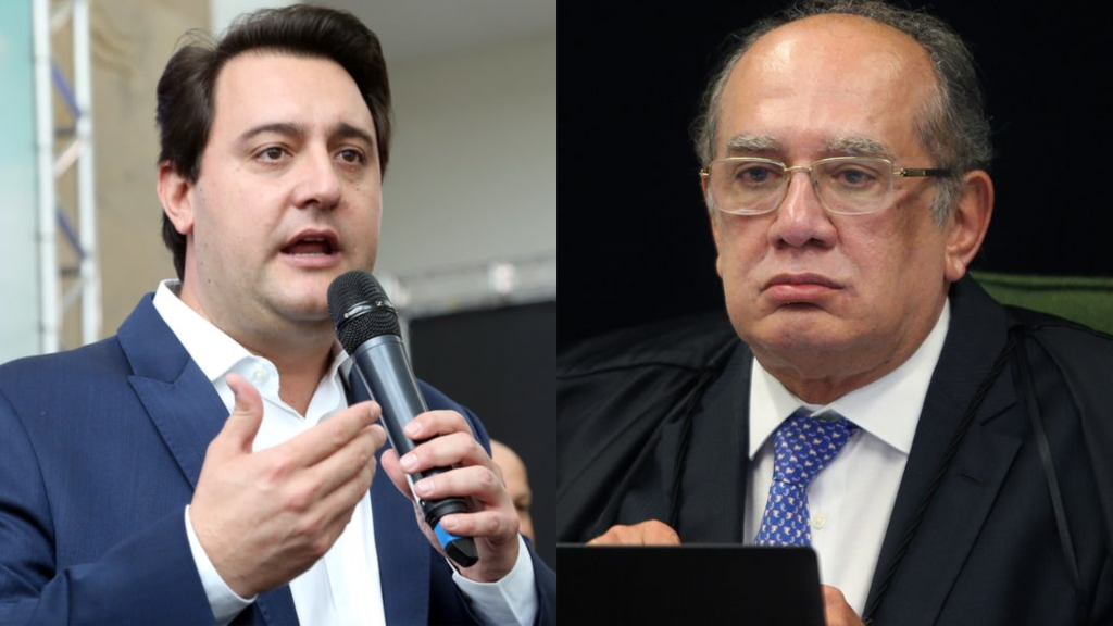 Ratinho Junior diz que Gilmar Mendes ataca ‘gratuitamente’ Curitiba