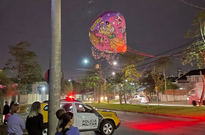  Balão cai e deixa moradores do Jardim Botânico sem luz
