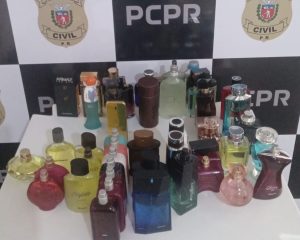 Homens são presos pela venda de perfumes de marca falsificados