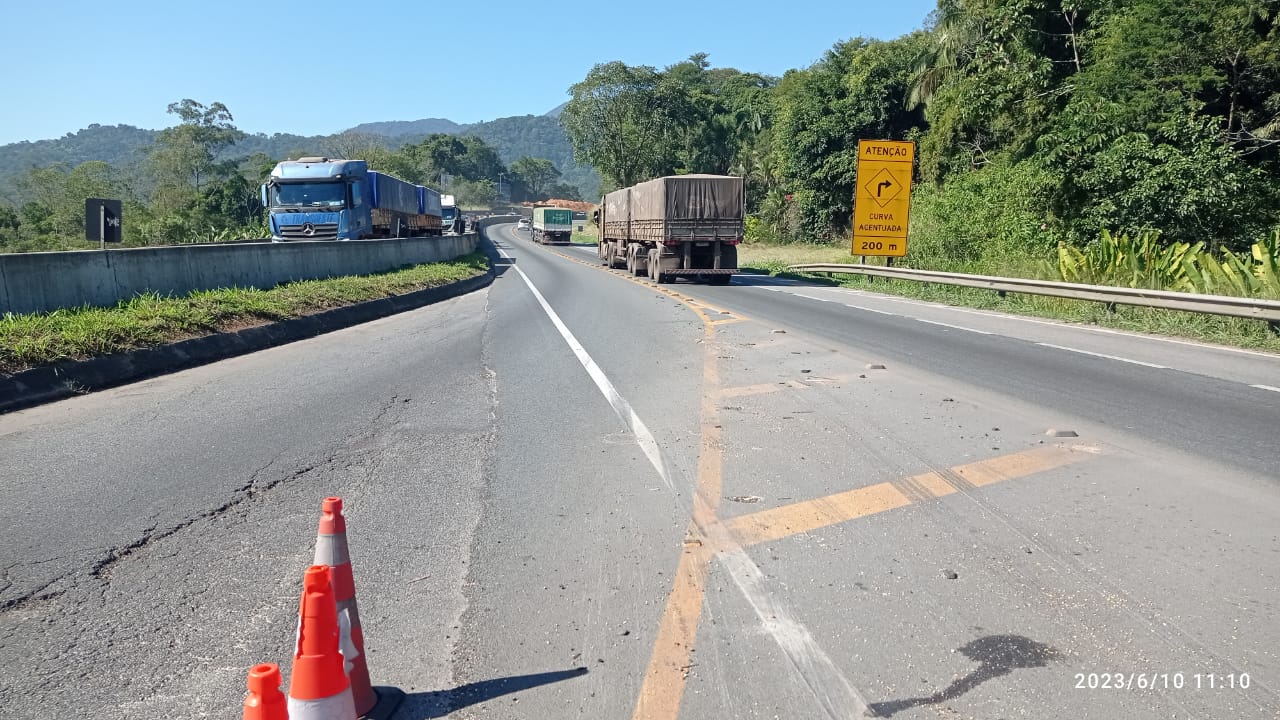 DER/PR vai liberar faixa adicional no km 39 da BR-277 nesta quarta-feira