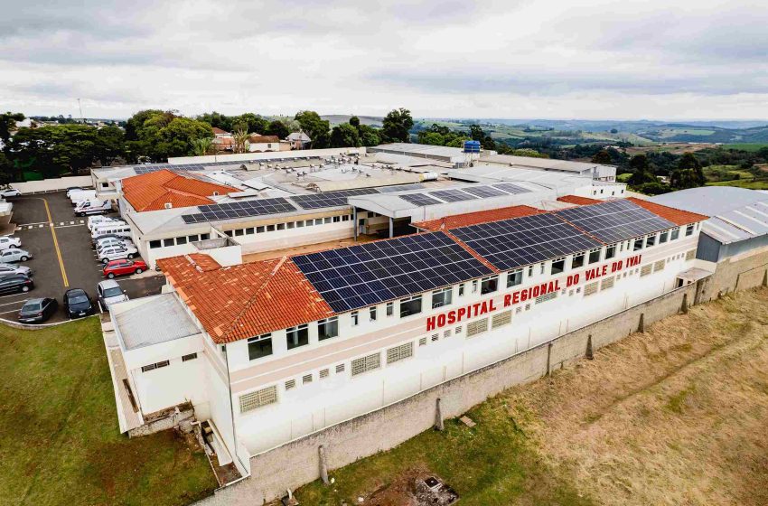  41 hospitais do Paraná vão receber placas fotovoltaicas