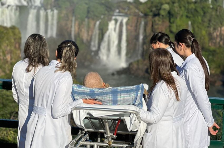  Hospital realiza sonho de paciente de conhecer as Cataratas