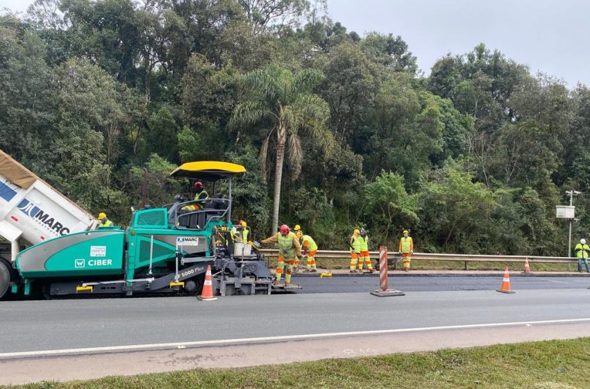  Obras de reconstrução do pavimento da BR-376 terminam nesta semana