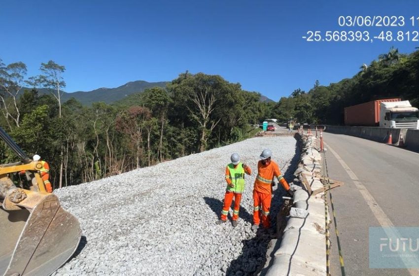  Faixas da BR-277, em Morretes, serão liberadas definitivamente