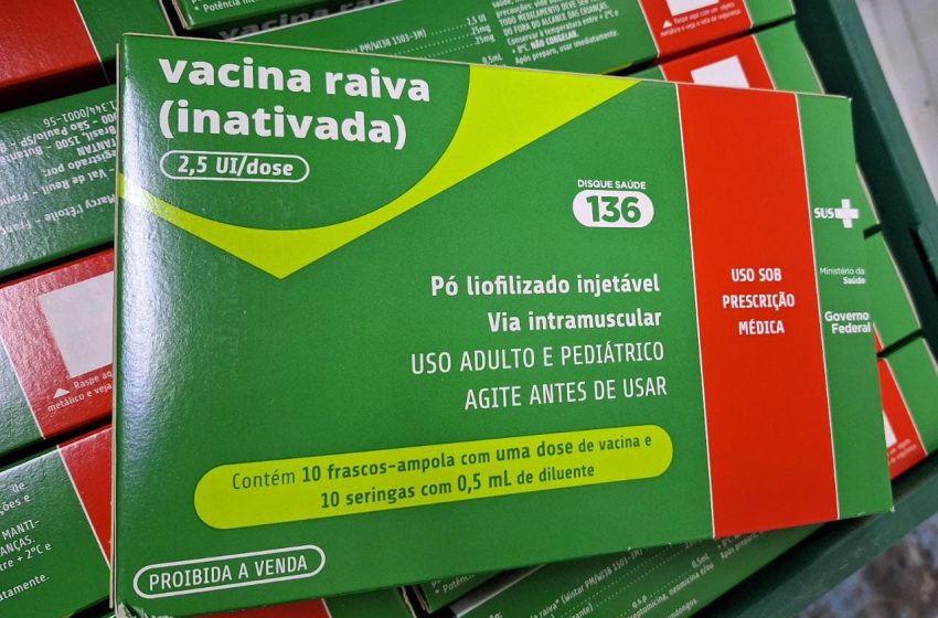  Paraná recebe novas doses da vacina antirrábica humana