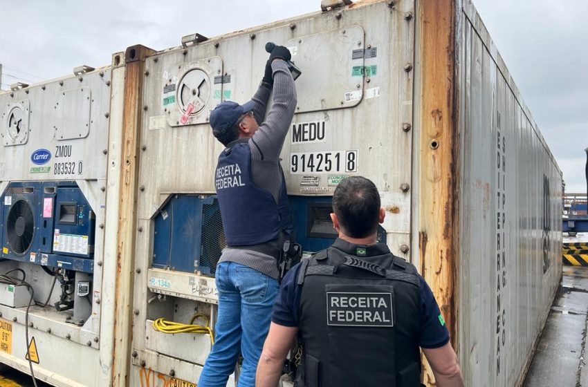  11kg de cocaína são apreendidos no Porto de Paranaguá