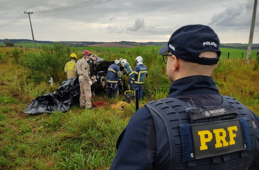  Motorista morre em acidente na BR-376, em Ponta Grossa