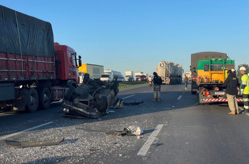  Acidente no Contorno Leste deixa o trânsito lento nesta manhã