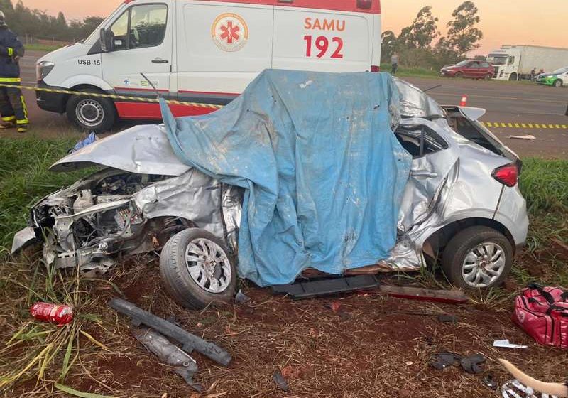  Idosos morrem em acidente em rodovia do Paraná