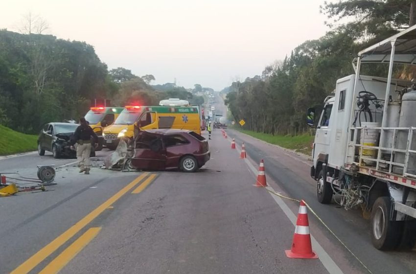  Acidente termina com morte e vítima grave na BR-116