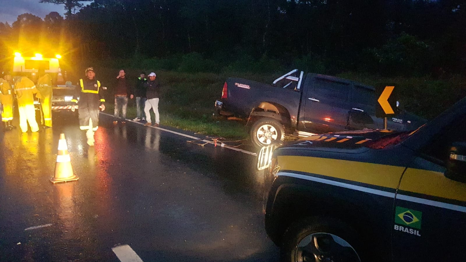 Engavetamento bloqueia BR-277 sentido Litoral por mais de 2 horas