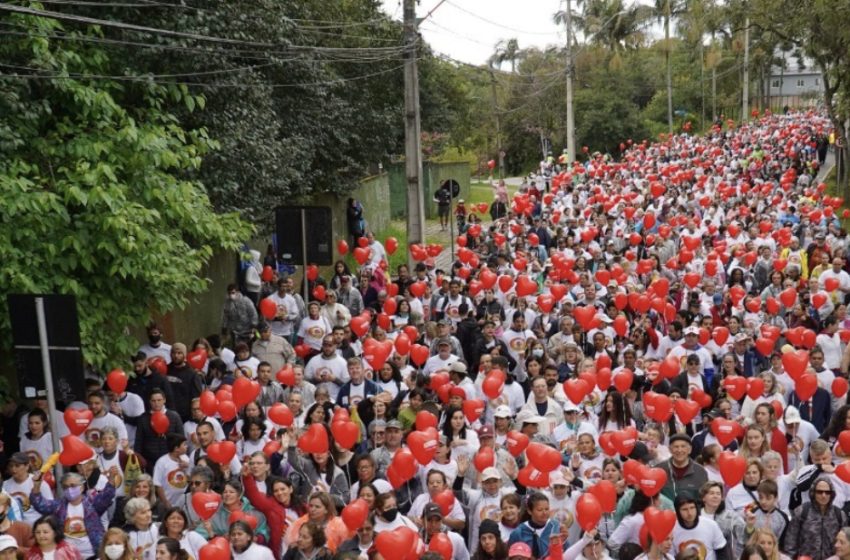  Caminhada do Coração reúne sete mil participantes em Curitiba