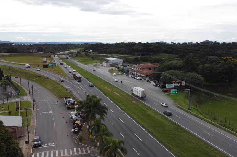  BR-277 terá bloqueio parcial em Campo Largo nesta quarta-feira (14)