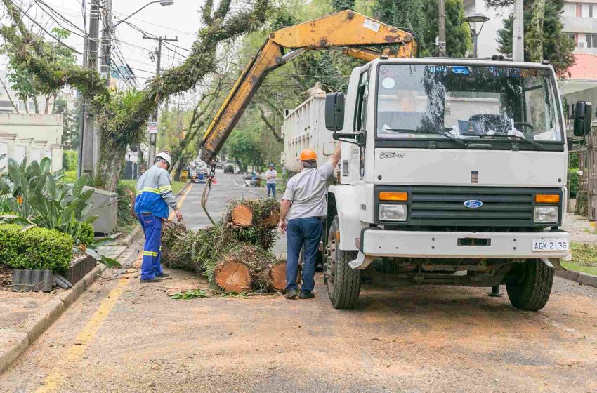  Ciclone deixa 650 mil imóveis sem luz no Paraná