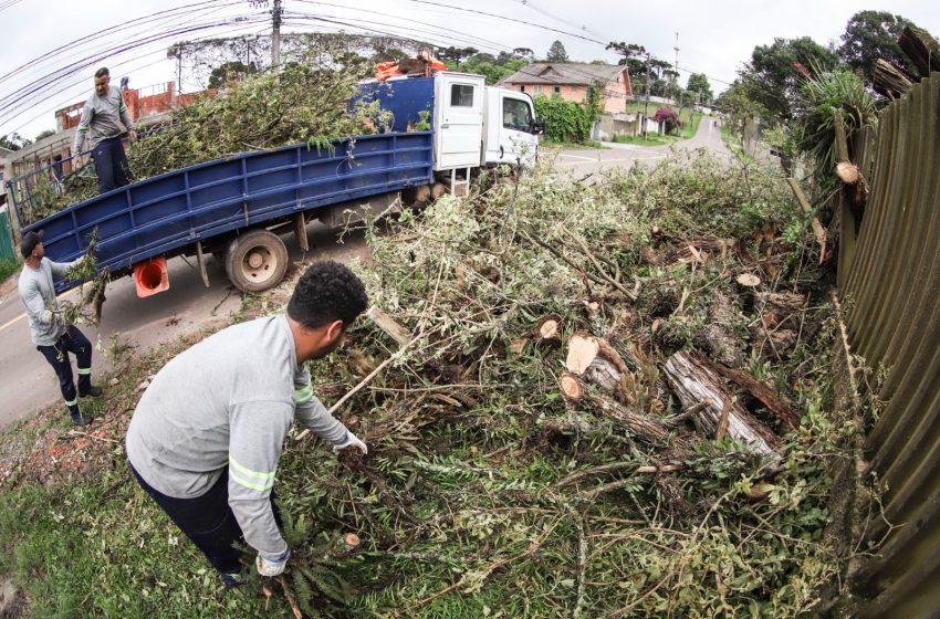  Curitiba acumula 200 milímetros de chuvas em cinco dias