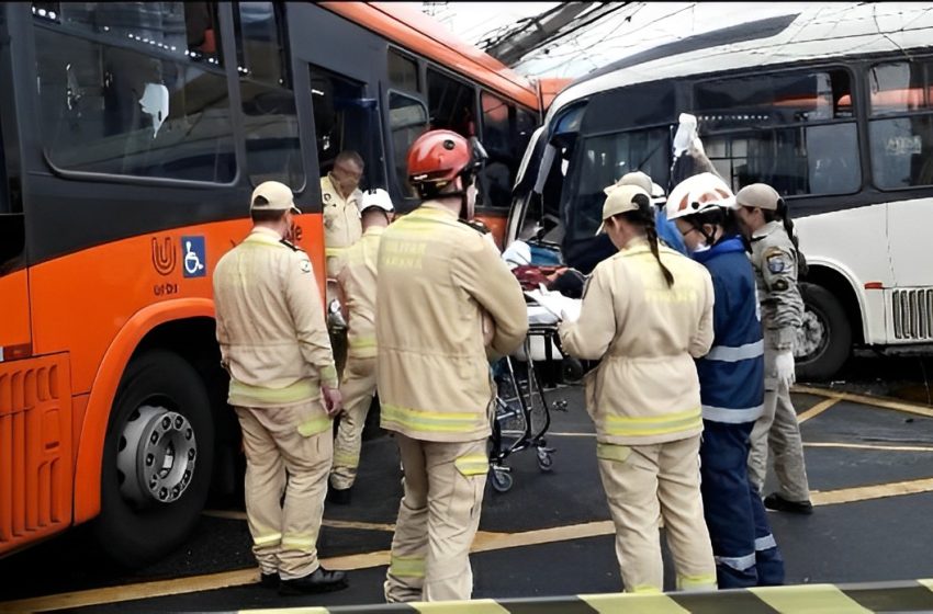  Mulher que sofreu amputação em acidente entre ônibus pede ajuda