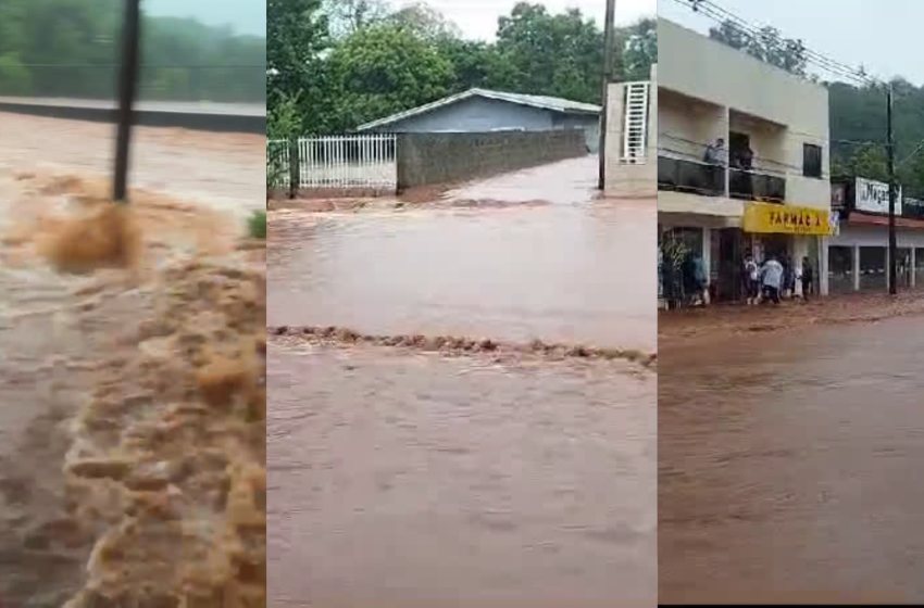  Temporais provocam alagamentos no Paraná; acompanhe