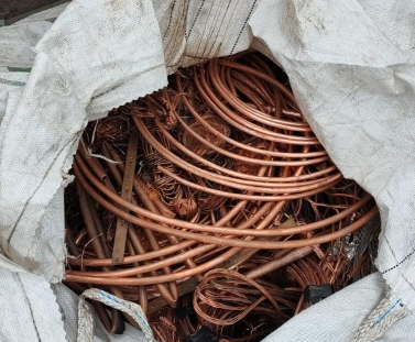  Três toneladas de cobre são apreendidas em operação