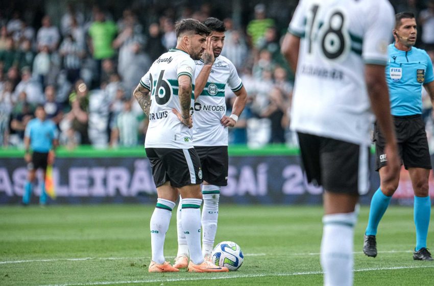  Coritiba volta a marcar gol de falta após 38 rodadas