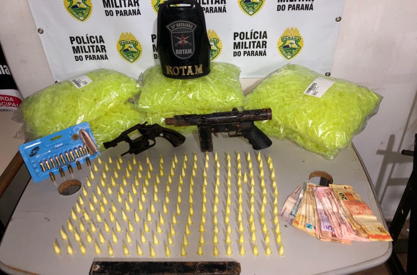  Polícia prende homem com 189 pinos de cocaína 