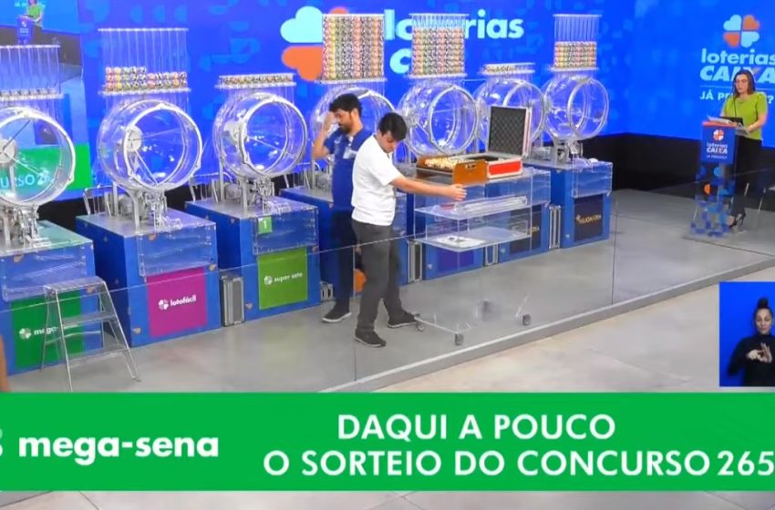  Veja os números sorteados no Concurso 2651 da Mega-Sena