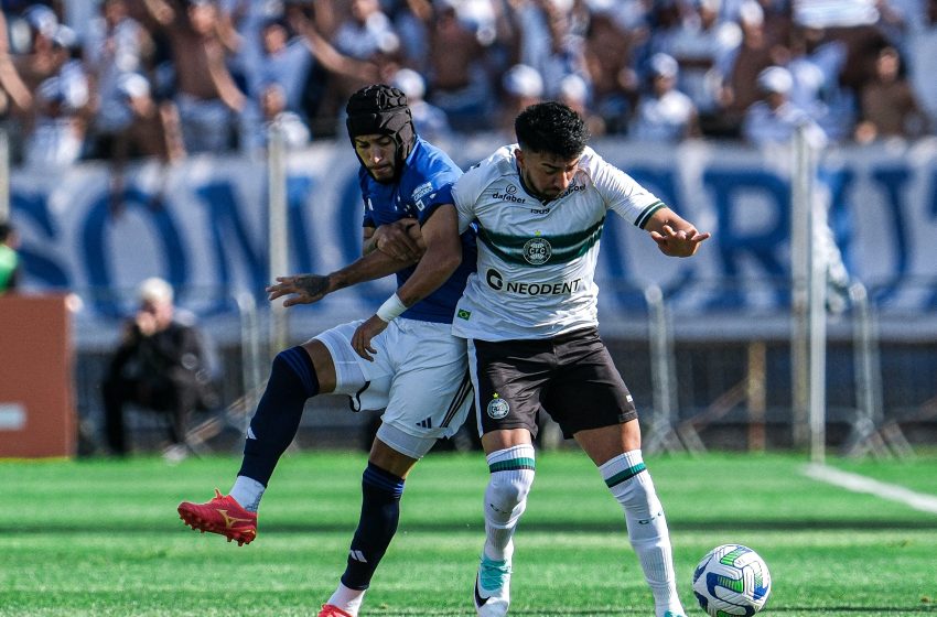  Coritiba e Cruzeiro vão empatando na Vila Capanema