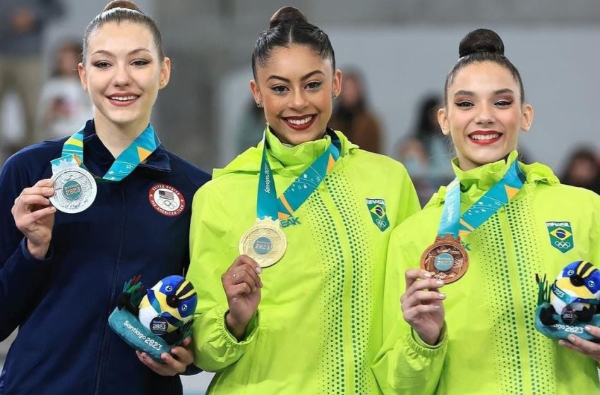  Ginasta curitibana é a maior medalhista do Brasil no Pan 2023