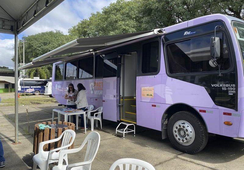 ônibus lilás curitiba violência contra mulheres