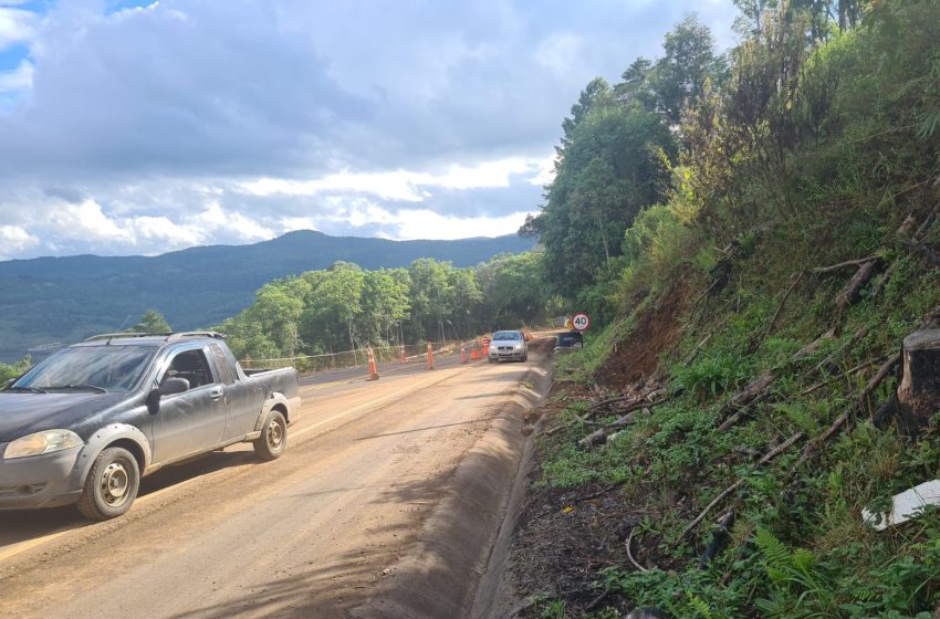  PR-170 em Pinhão é liberada parcialmente