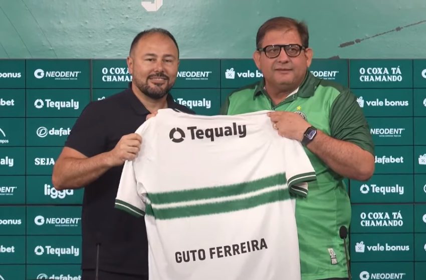  Guto Ferreira é apresentado oficialmente no Coritiba