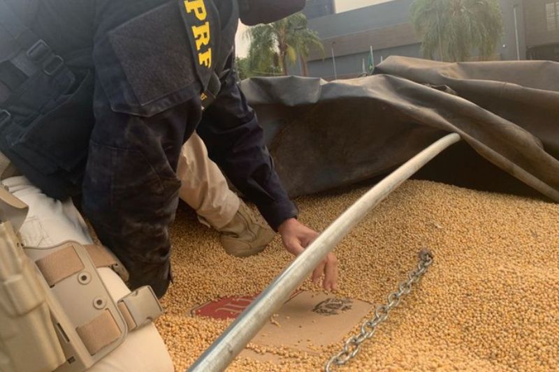  Roubos de cargas de soja desviaram R$ 2 milhões nos Campos Gerais