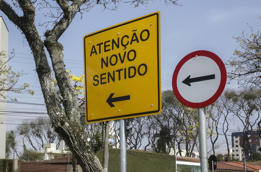  Seis ruas de Curitiba têm mudança de sentido; saiba quais
