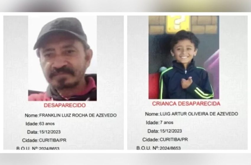 Menino desaparecido é encontrado junto com o pai no Paraguai