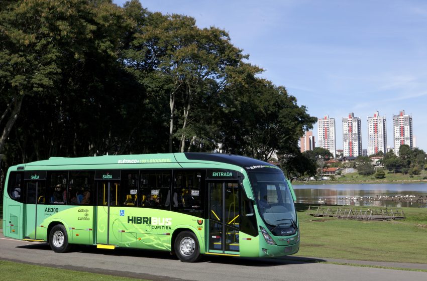  Transporte coletivo de Curitiba terá redução na emissão de gases