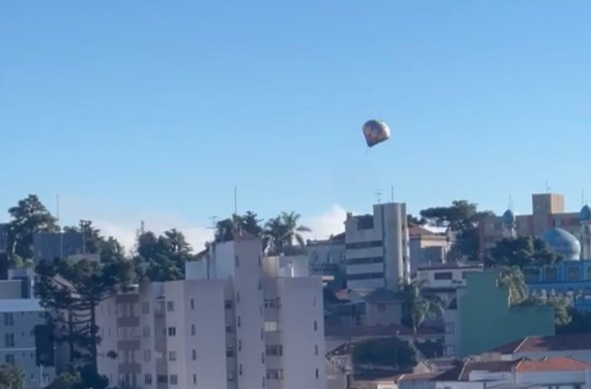 Balões são vistos em Curitiba e Região Metropolitana