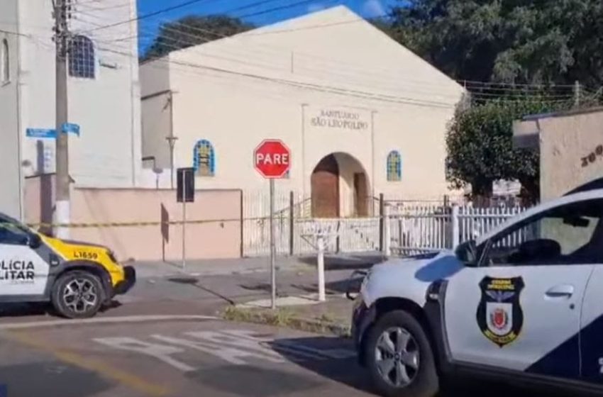 Homem invade igreja no CIC; polícia tenta negociação