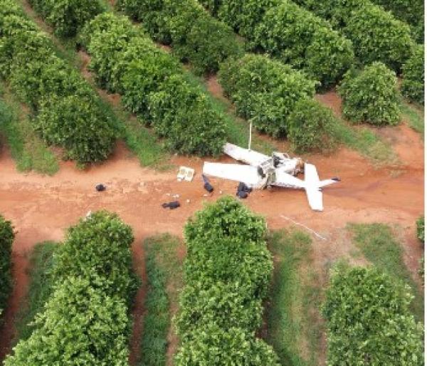 Aeronave com drogas é interceptada no Paraná e piloto preso