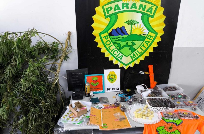 ‘Fábrica’ de doces recheados de maconha é fechada em Curitiba