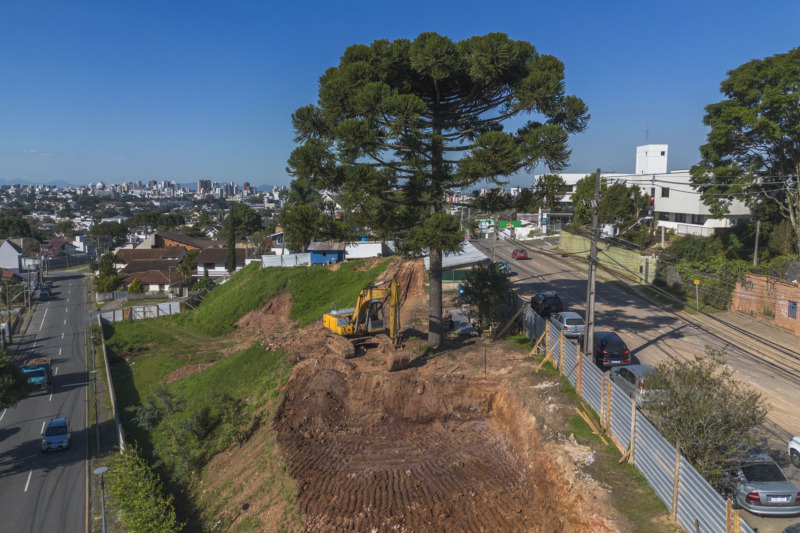 Nova praça em Curitiba terá mirante para a Serra do Mar